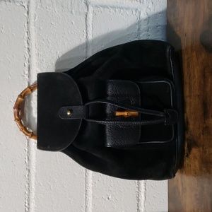 GUCCI Vintage Mini Bamboo Backpack